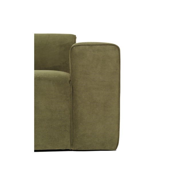 Zelený menčestrový modul pohovky (pravý roh) Sting - Scandic-image-4