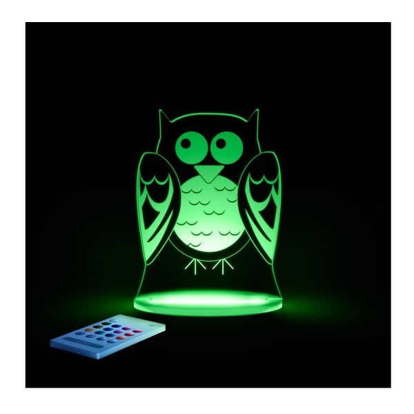 Detské LED nočné svetielko Aloka Owl