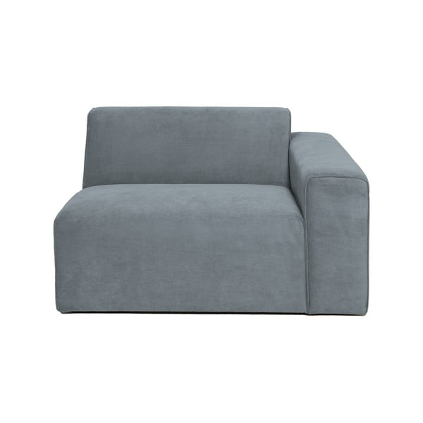 Sivý menčestrový modul pohovky (pravý roh) Sting – Scandic