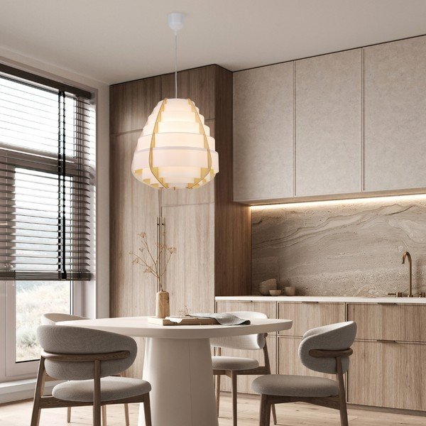 Biele závesné svietidlo Nagoja – Candellux Lighting-image-4