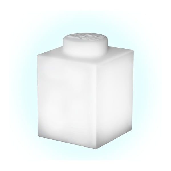 Biele silikónové nočné svetielko LEGO® Classic Brick-image-1