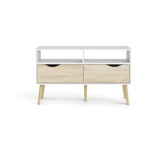 Biely TV stolík Tvilum Oslo, 99 x 58 cm