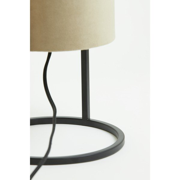 Čierno-béžová stolová lampa (výška 35 cm) Santos - Light & Living-image-4