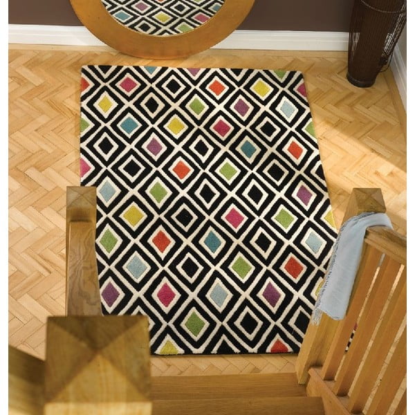Vlnený koberec Flair Rugs Diamond, 80 x 150 cm-image-1