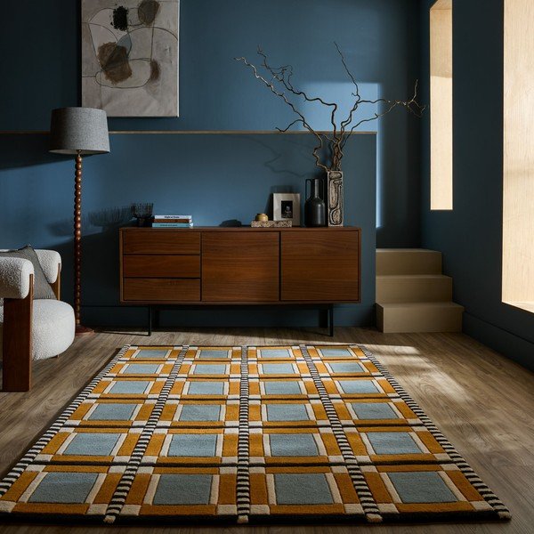 Ručne tkaný vlnený koberec 160x230 cm Quadro Wool – Flair Rugs-image-1