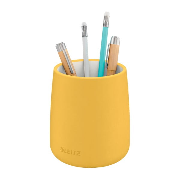 Žltý keramický téglik na ceruzky Leitz Cosy-image-2