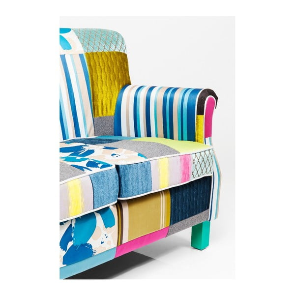 Dvojmiestna pohovka Kare Design Patchwork Stripes-image-4