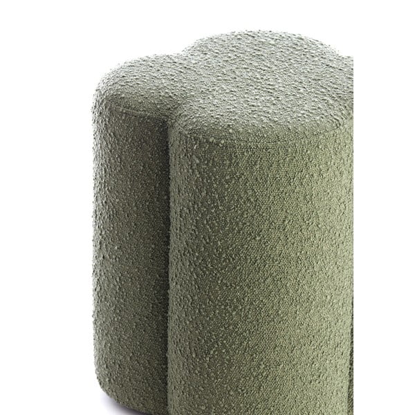 Zelený taburet z textílie buklé Nalani – Light & Living-image-3