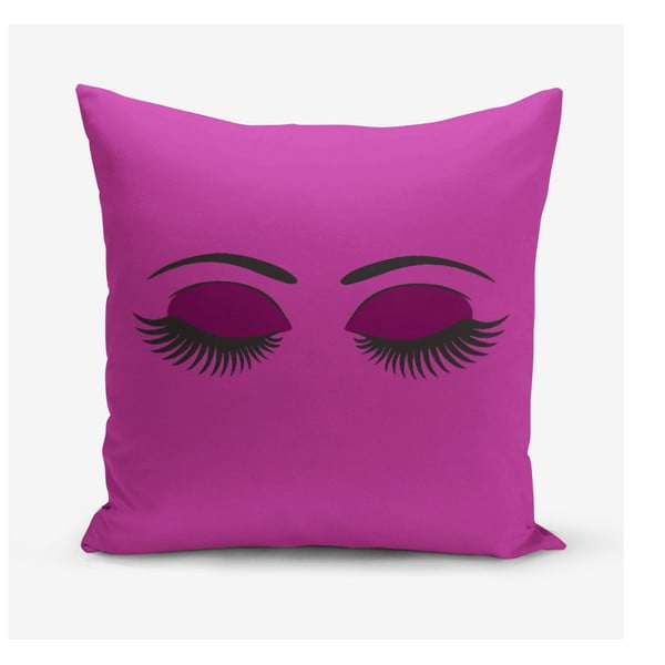Ružová obliečka na vankúš Minimalist Cushion Covers Lash, 45 × 45 cm