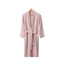Ružový mušelínový župan veľkosť S/M Kimono – Foutastic