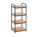Čierny/v prírodnej farbe kovový kúpeľňový regál 42x94, 5 cm Loft – Wenko