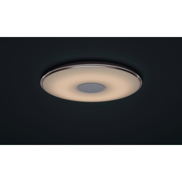 Biele guľaté stropné LED svietidlo na diaľkové ovládanie Trio Tokyo, priemer 60 cm-image-4