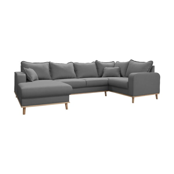 Sivá rohová pohovka (ľavý roh) Beata - Ropez-image-2