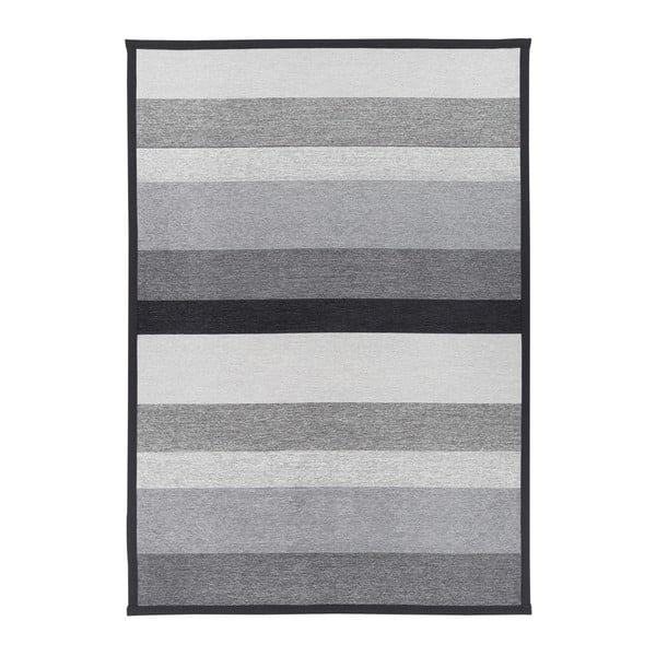 Sivý obojstranný koberec Narma Tidriku Grey, 80 × 250 cm