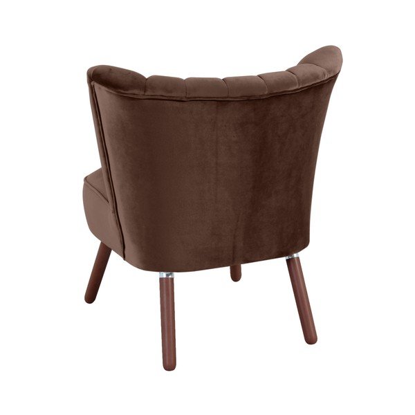 Tmavohnedé kreslo Max Winzer Alessandro Velour-image-2