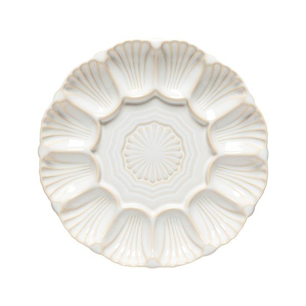 Biely kameninový tanier ø 25 cm Cristal – Costa Nova