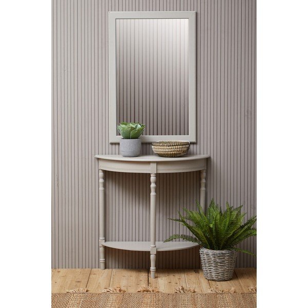 Béžový konzolový stolík z borovicového dreva 30x80 cm Heritage – Premier Housewares-image-1