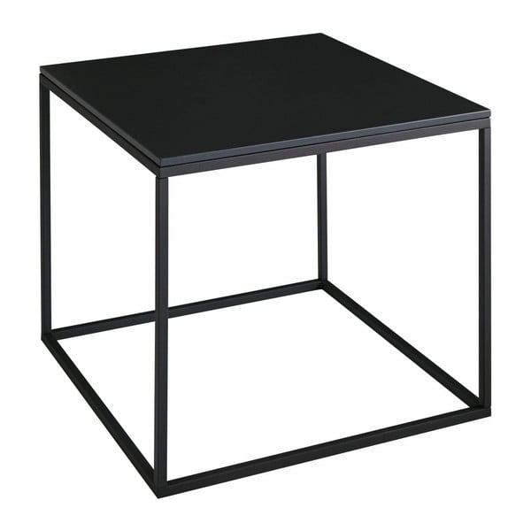 Konferenčný stolík s čiernou doskou Støraa Castana, šírka 50 cm