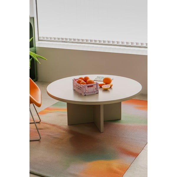 Biely okrúhly konferenčný stolík ø 100 cm Pausa – Really Nice Things-image-1