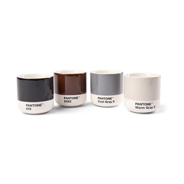 Porcelánové šálky v súprave 4 ks na espresso 100 ml Macchiato – Pantone