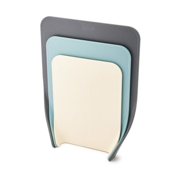 Súprava 3 sivo-modrých dosiek Joseph Joseph Nest Chop