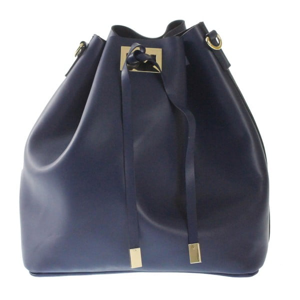 Modrá kožená taška Butique