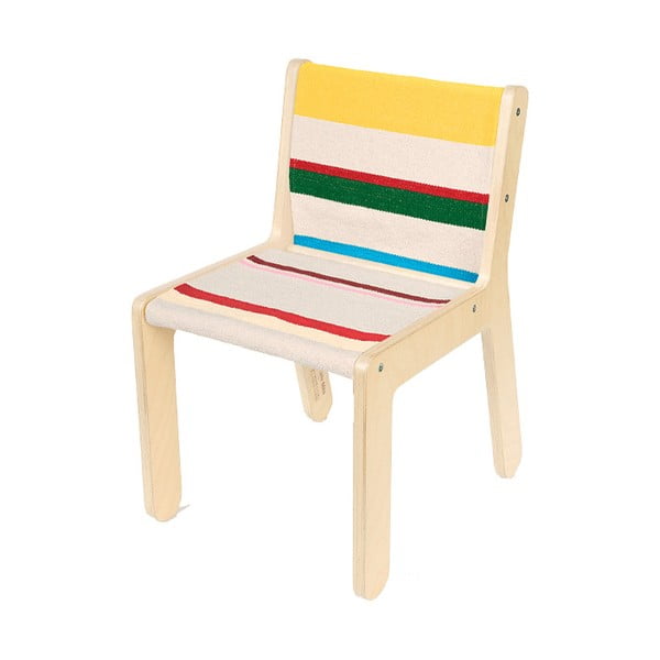 Detská stolička v prírodnej farbe Kaarol – Lorena Canals