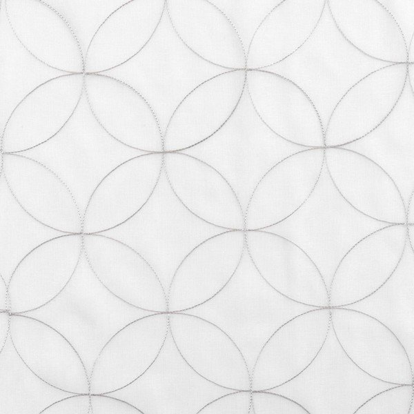 Bielo-sivé voálové záclony v súprave 2 ks 60x90 cm Olympia – douceur d'intérieur-image-3