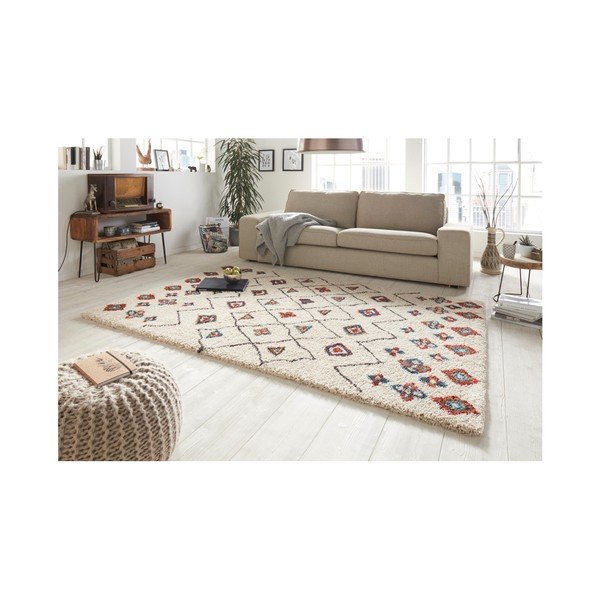 Krémovo-červený koberec Mint Rugs Allure Ronno Creme, 200 x 290 cm-image-3