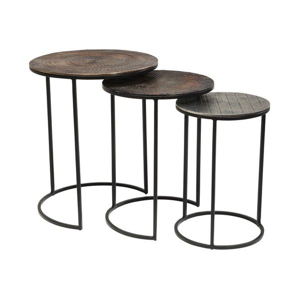 Sada 3 odkladacích stolíkov Kare Design Electra-image-4