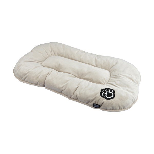 Béžový semišový pelech pre psa 87x55 cm Flakes – Love Story