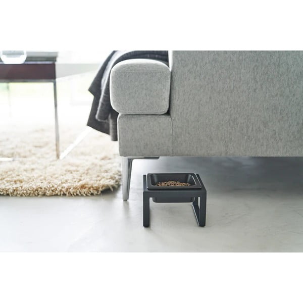 Keramická miska s podstavcom pre domáceho maznáčika Tower – YAMAZAKI-image-2