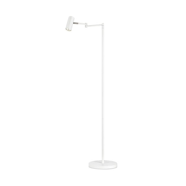 Biela stojacia lampa Markslöjd Torino Floor White, výška 1,30 m