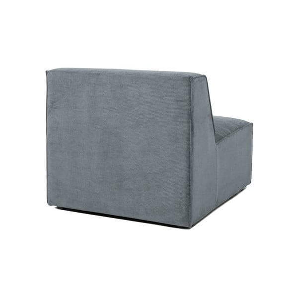 Sivý menčestrový modul pohovky (stredový diel) Sting – Scandic-image-2