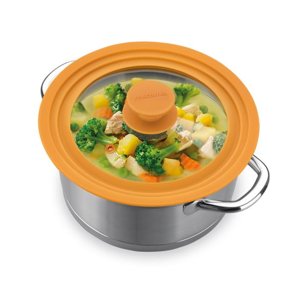 Sklenená/silikónová pokrievka ø 29 cm Unicover – Tescoma-image-3