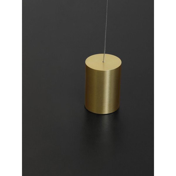 Hliníková LED stojacia lampa v mosadznej farbe (výška  300 cm) Elettra – Nova Luce-image-3