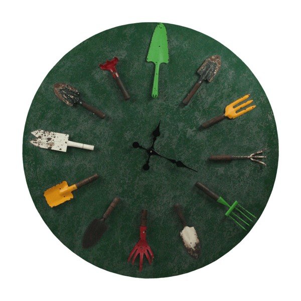 Nástenné hodiny Garden Tools