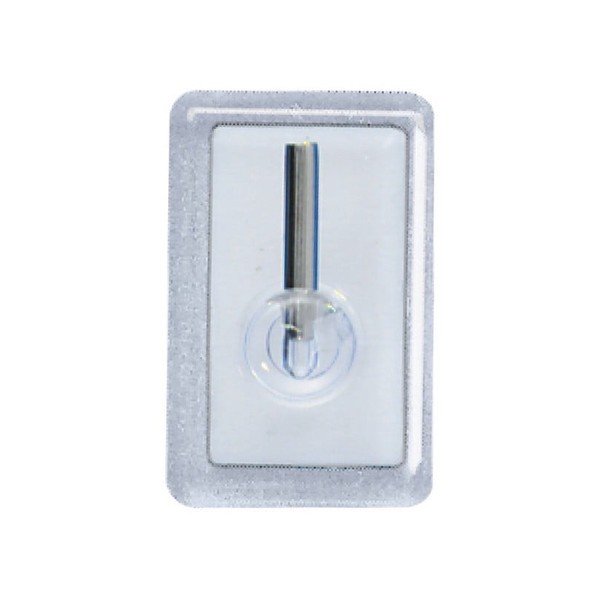 Sada 4 nástenných háčikov Wenko Curtain Hooks Chrome
