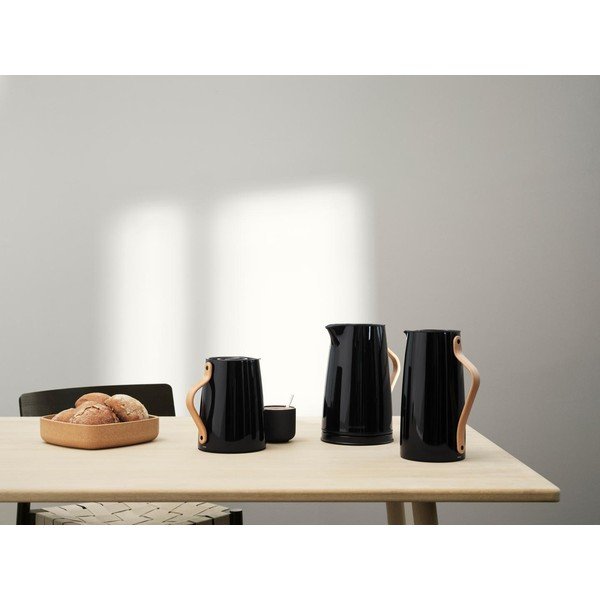 Čierna rýchlovarná kanvica z nehrdzavejúcej ocele 1,2 l Emma – Stelton-image-2