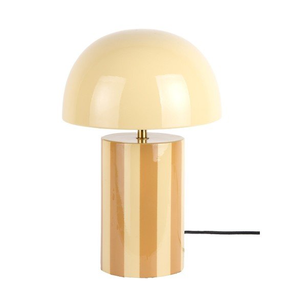 Žltá kovová stolová lampa (výška  34 cm) Rayado – Leitmotiv