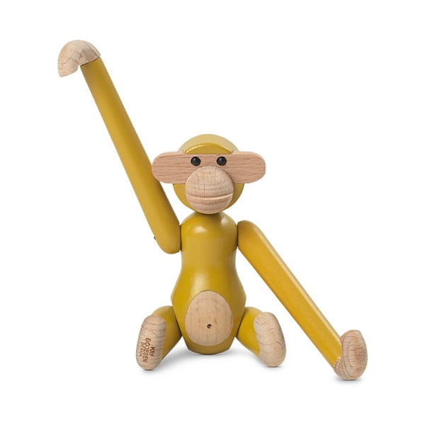 Drevená soška (výška 9,5 cm) Monkey Mini - Kay Bojesen Denmark-image-4