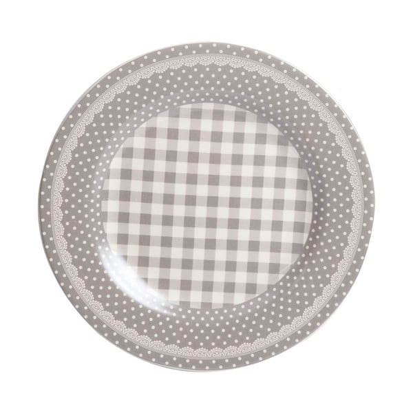 Tanier Grey Dots&Checks, 25.5 cm