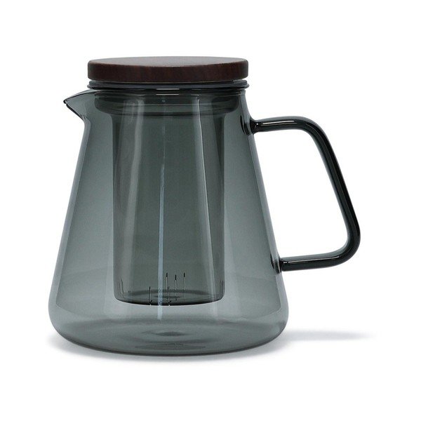 Sivá sklenená kanvica na čaj so sitkom 930 ml Luma – S|P Collection