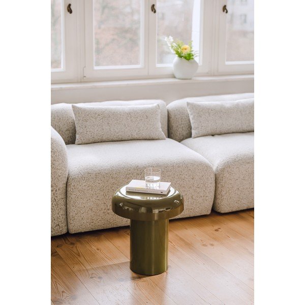 Oceľový okrúhly odkladací stolík ø 40 cm Miko – noo.ma-image-2