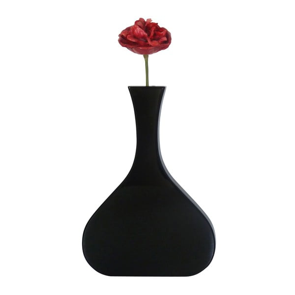 Nástenná váza Vanity Tall Black
