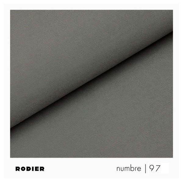 Sivá zamatová podnožka Tuil – Rodier-image-3