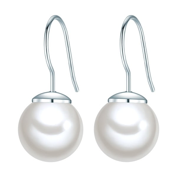 Perlové náušnice Perldesse Boi, perla, ⌀ 1 cm