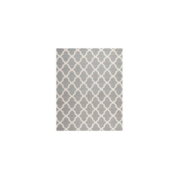 Vlnený koberec Ava Light Grey, 243x304 cm