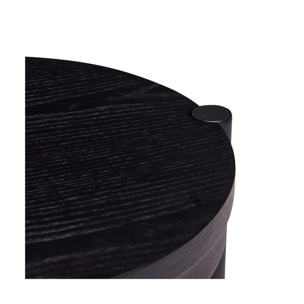 Čierna stolička Oto – Hübsch-image-3