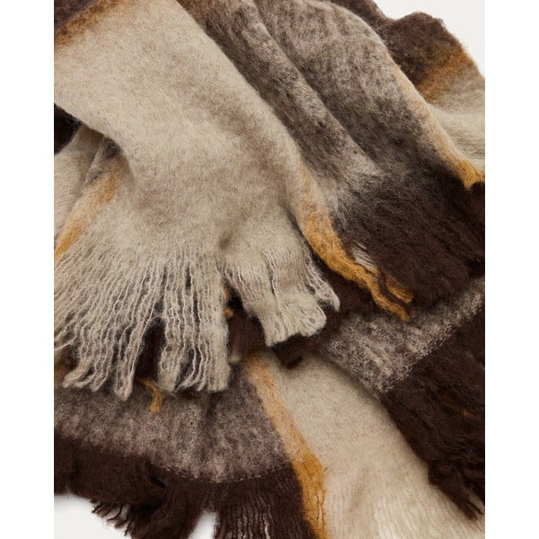 Deka z vlny a zmesi vlákien 130x170 cm Maro – Kave Home-image-1